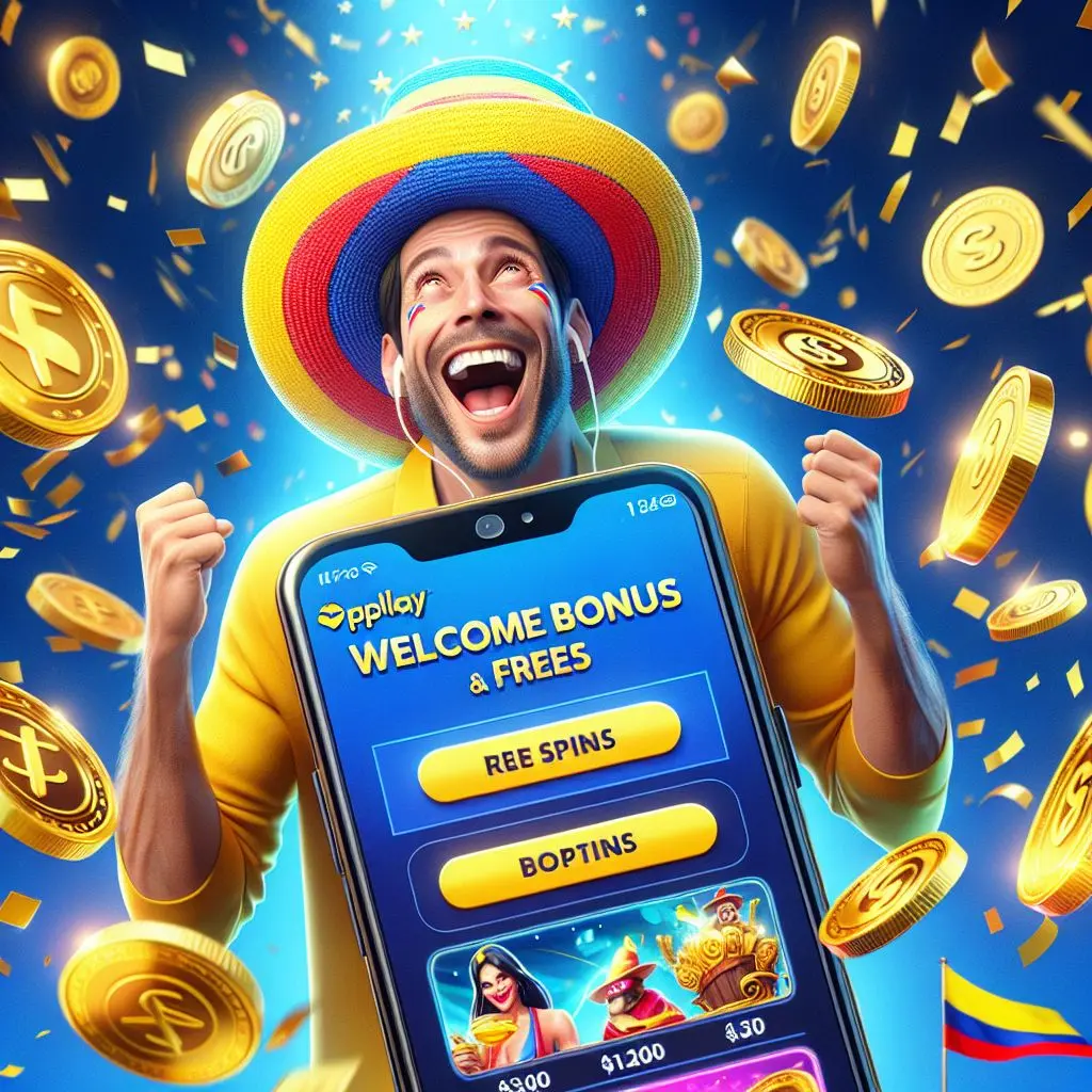 Jugador recibiendo bonificaciones y giros gratis en el casino WPlay