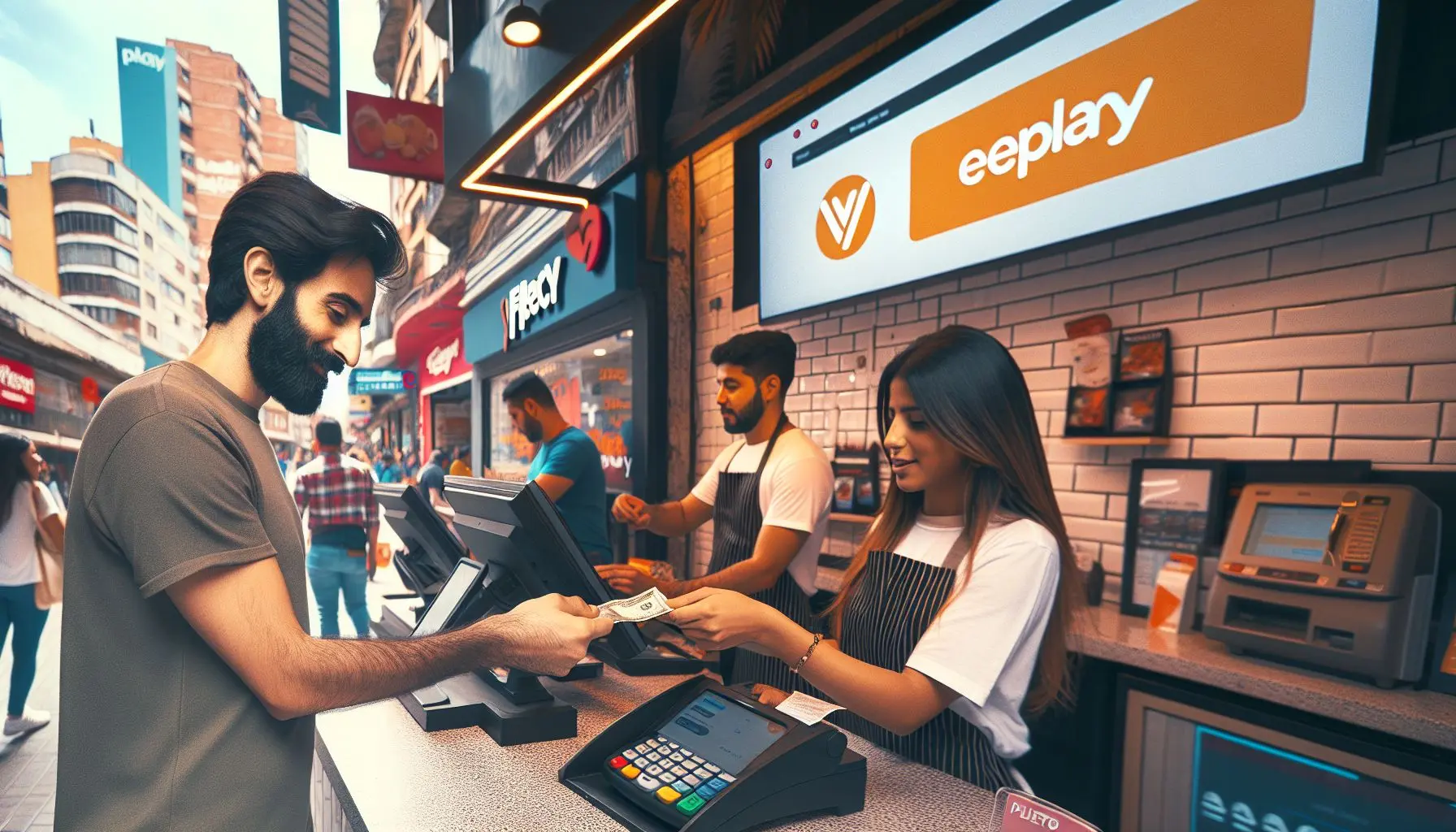 Depósito en Wplay a través de Efecty punto físico en Colombia.