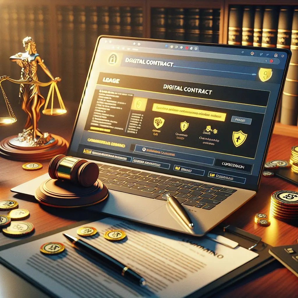 Documentos y contrato digital de Wplay en un ambiente seguro y profesional